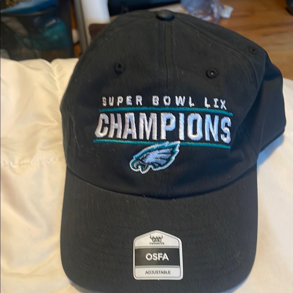 Philadelphia Eagles Super Bowl LIX Champions Black Cap